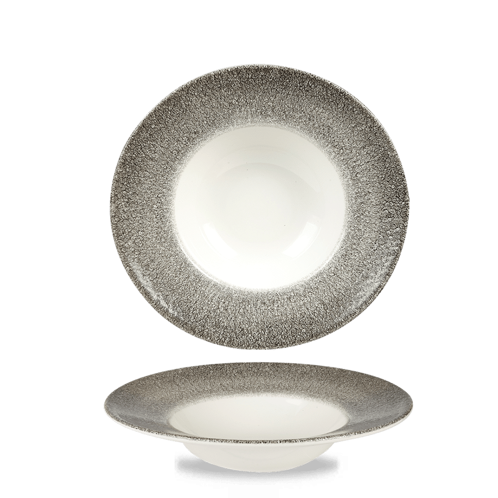 Raku 10 oz. Round Bowl, Quartz Black