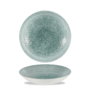Raku 15 oz. Round Coupe Bowl, Jade Green