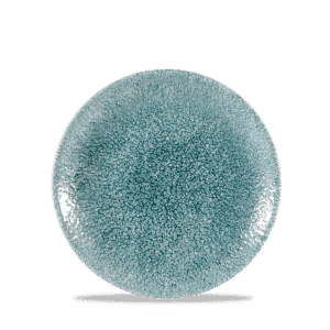 Raku 6-1/2" Round Coupe Plate, Jade Green