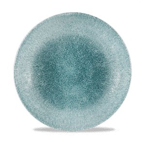 Raku 8-2/3" Round Coupe Plate, Jade Green