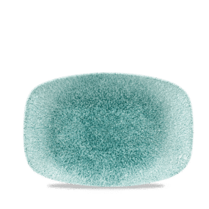 Raku 9-1/3" x 6-1/8" Oblong Chef's Plate, Jade Green