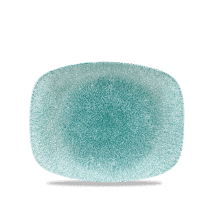 Raku 10-1/4" x 8" Oblong Chef's Plate, Jade Green
