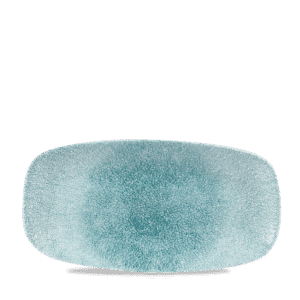 Raku 11-3/4" x 6" Oblong Chef's Plate, Jade Green