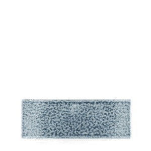 Raku 9-3/4" x 3-1/2" Rectangular Tray, Topaz Blue