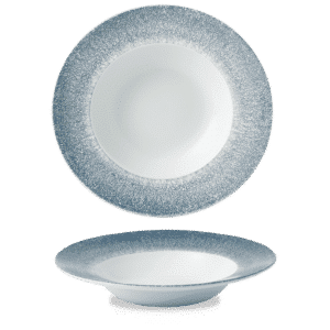 Raku 16-1/2 oz. Round Bowl, Topaz Blue