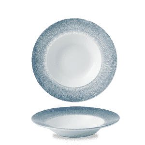 Raku 10 oz. Round Bowl, Topaz Blue