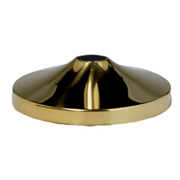 15"D Replacement Barrier Base, Gold Plated