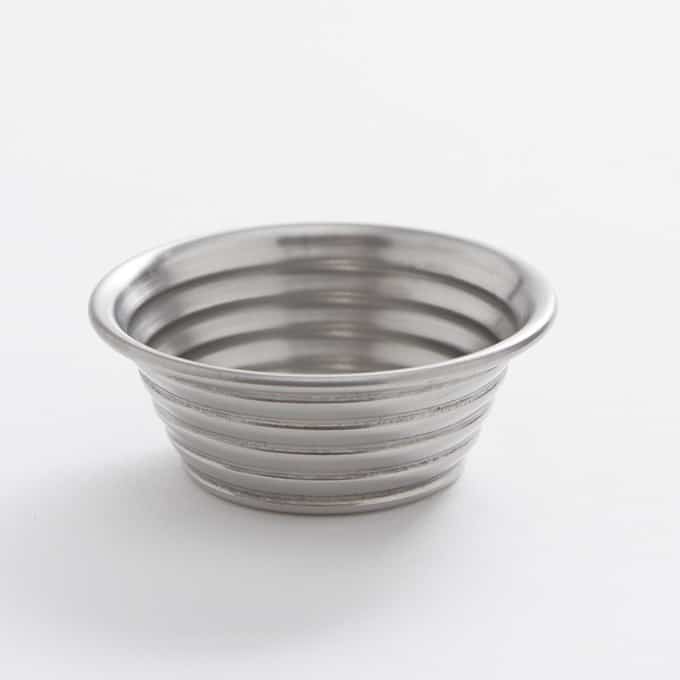 2-1/2 oz. Ribbed Stainless Steel Sauce Cup