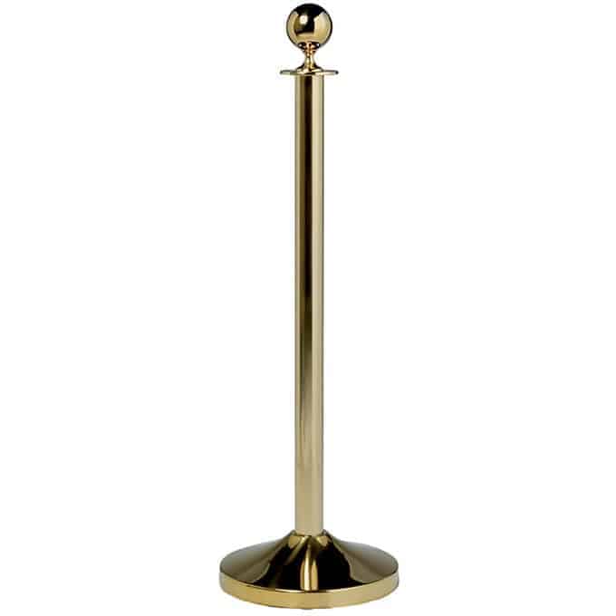 Replacement Barrier Post, Gold Plated Stainless Steel