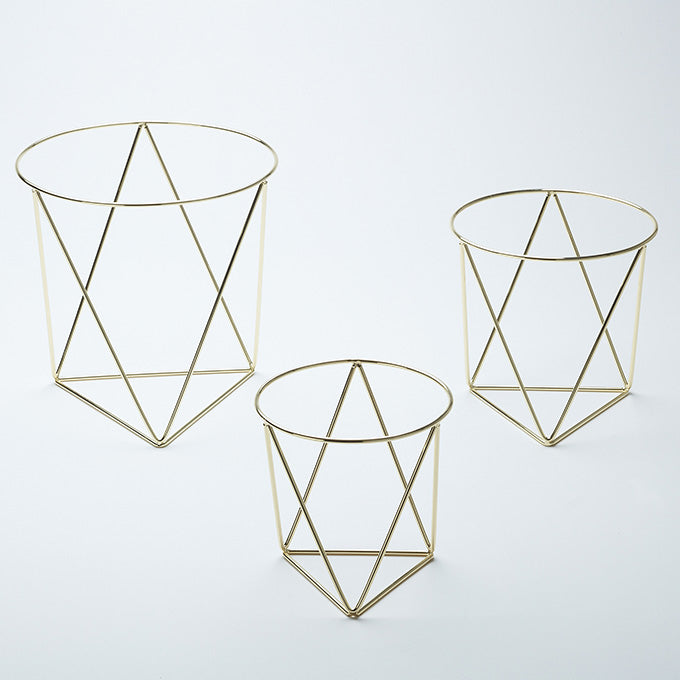 Geometric Rise Set, Gold