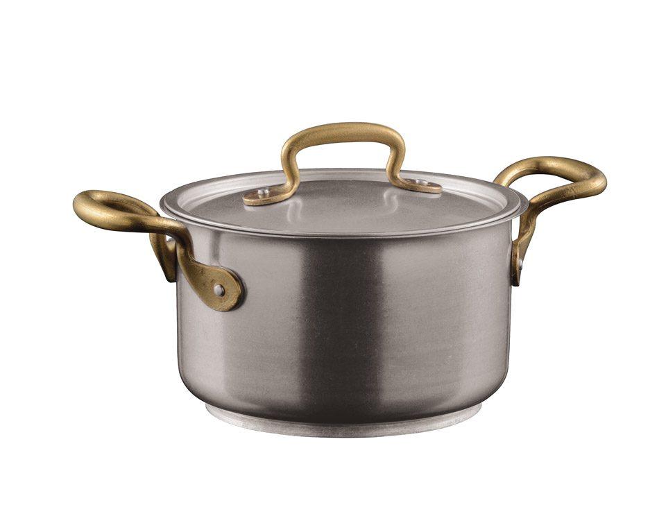 Sauce Pot, 2 qt., 6-1/4" dia., Induction-ready, with 2 Handles