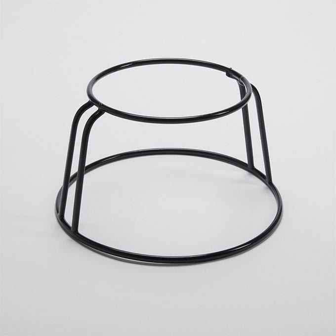 8-3/4" Round Rubberized Stand, Black