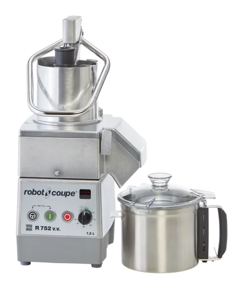 Commercial Vegetable Prep Machine with 7.5L Stainless Steel Bowl & Variable Speed