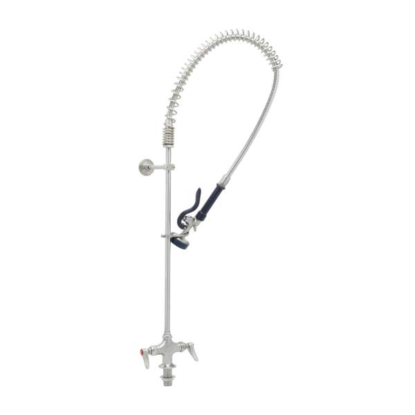 EverSteel Pre-Rinse Unit: EasyInstall Stainless Steel Single Hole Deck Mount Mixing Faucet