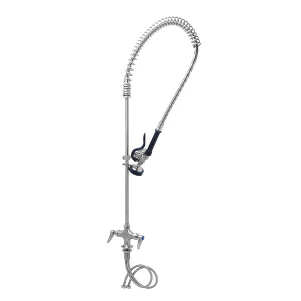 Faucet, Single Hole, Deck Mount, Wall Bracket, 1.15 GPM Spray Valve, S-0113-CR-B