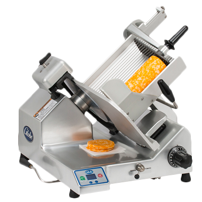 Premium Heavy Duty Slicer, automatic, 13" steel knife, Poly-
