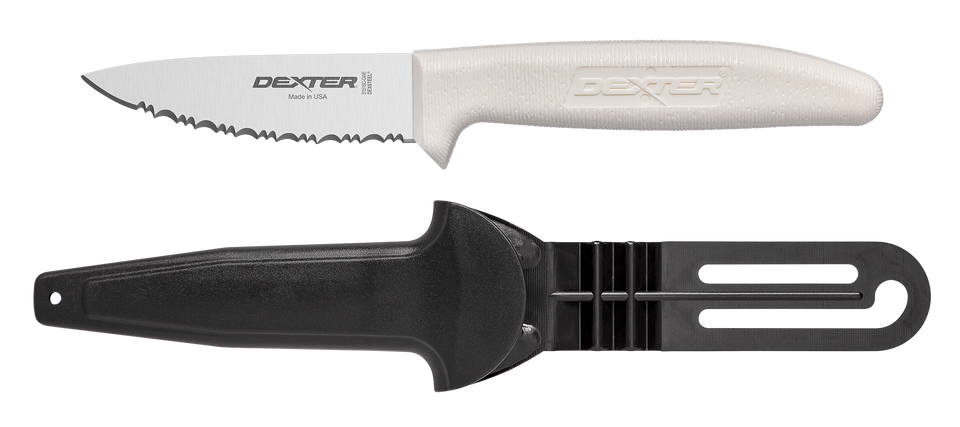 Sani-Safe® Net/Utility Knife with Sheath, 3 1/2"