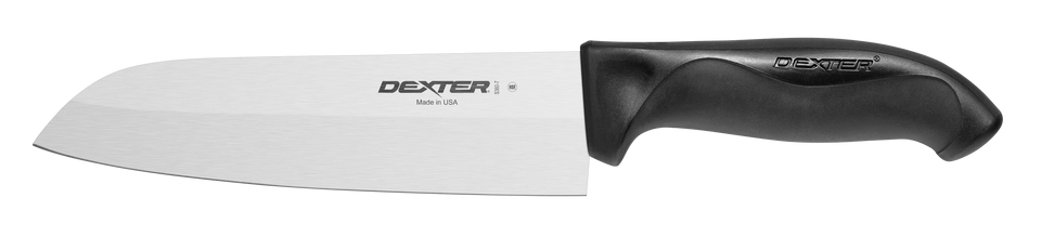 Dexter® 360™ Santoku Knife, 7", Black