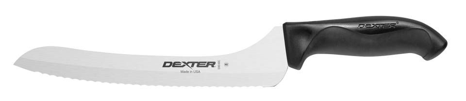 Dexter® 360™ Scalloped Slicer, 9", Black