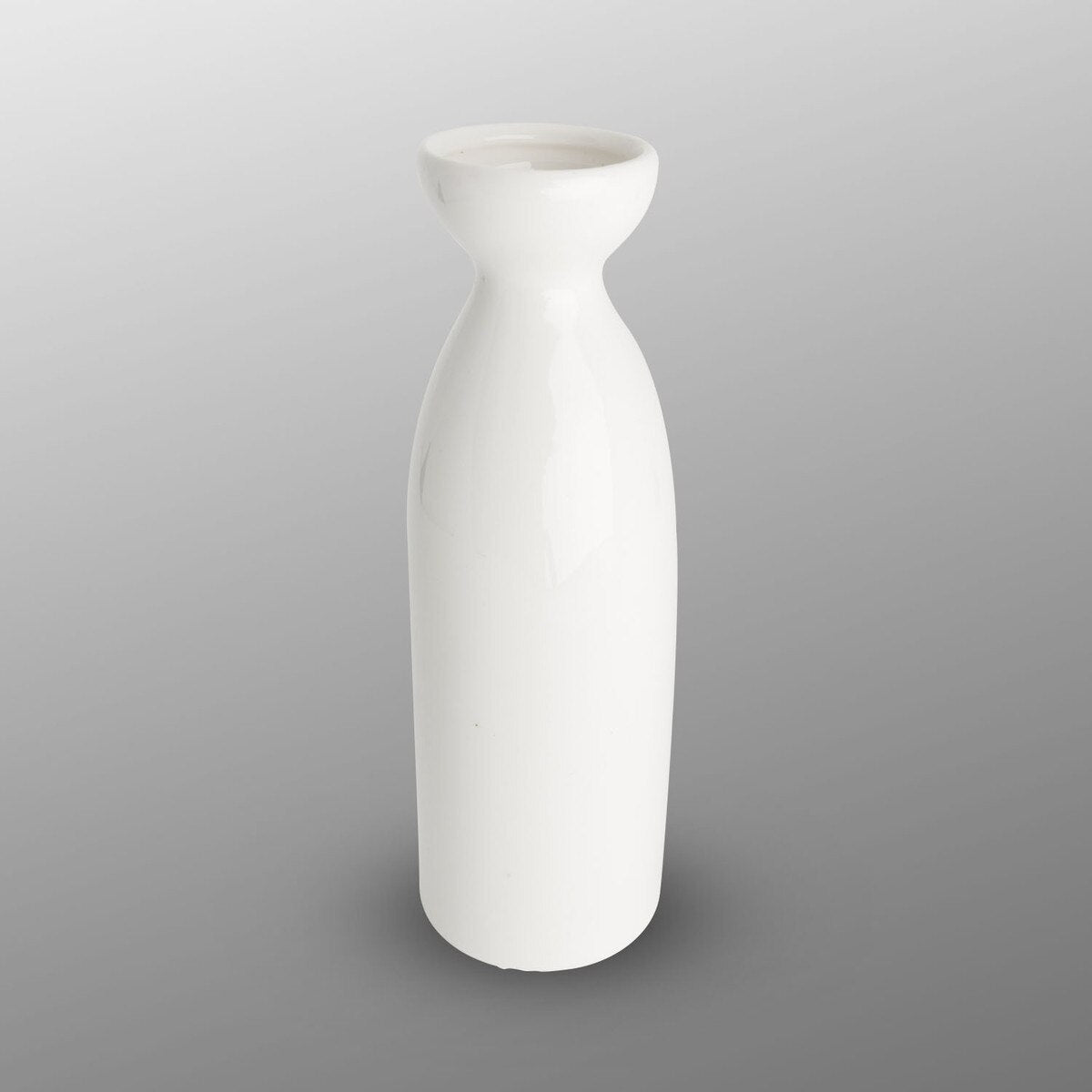 Fusion 8 oz. White Porcelain Sake Bottle