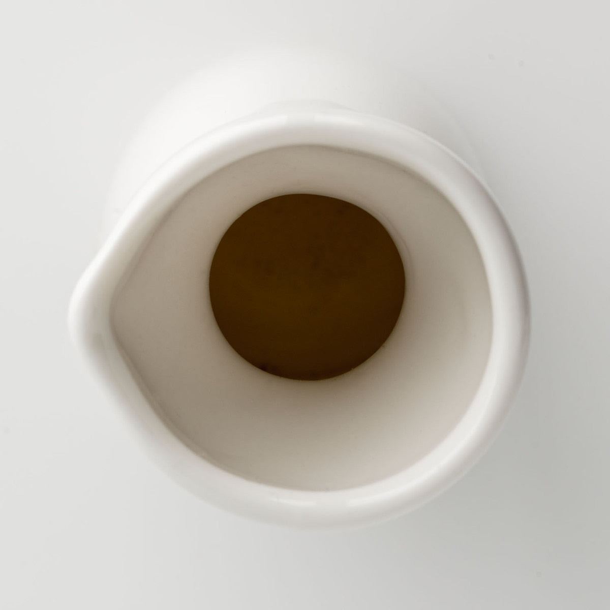 5 oz. White Porcelain Sake Bottle