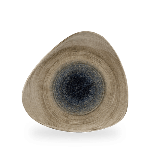 Stonecast Aqueous 10-1/2" Bayou Triangle Plate