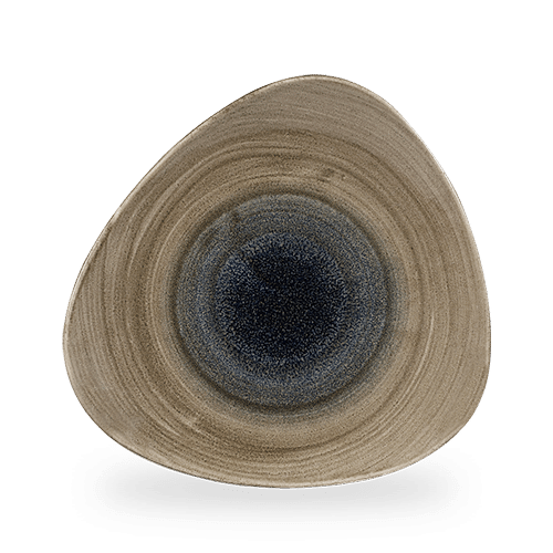 Stonecast Aqueous 12-1/4" Bayou Triangle Plate