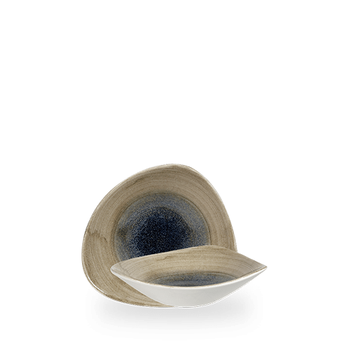 Stonecast Aqueous 13 oz. Bayou Triangle Bowl
