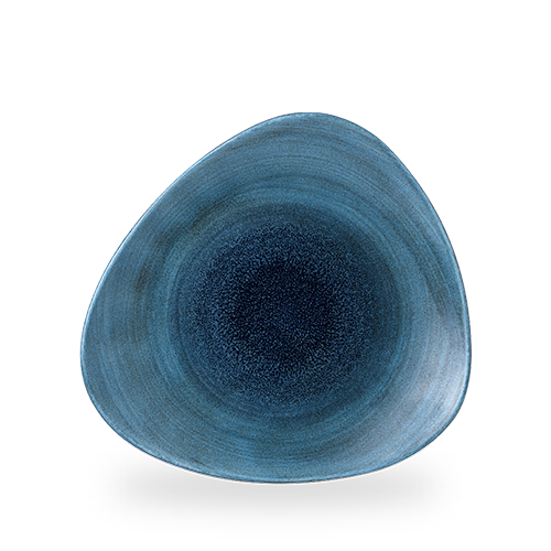 Stonecast Aqueous 10-1/2" Lagoon Triangle Plate
