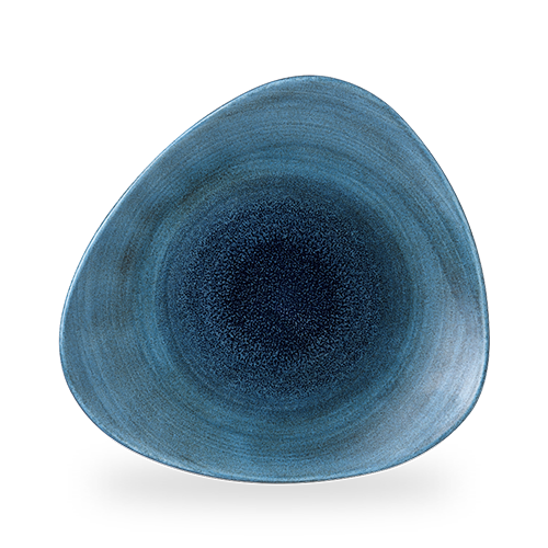 Stonecast Aqueous 12-1/4" Lagoon Triangle Plate