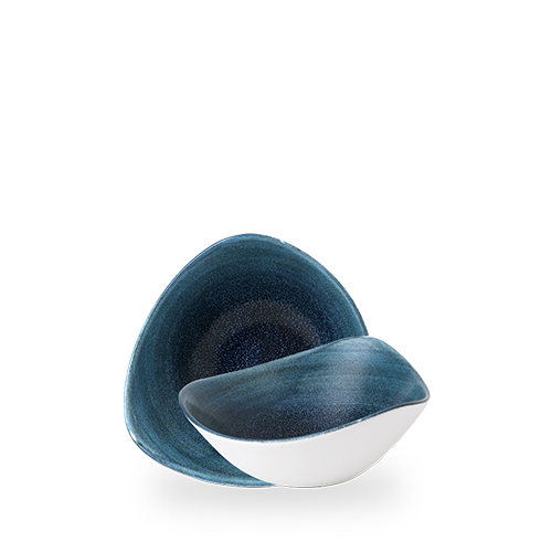 Stonecast Aqueous 13 oz. Lagoon Triangle Bowl