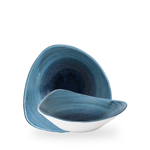 Stonecast Aqueous 21 oz. Lagoon Triangle Bowl