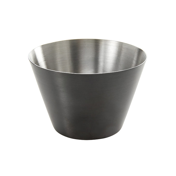 4 oz. Satin Stainless Steel Sauce Cup, Black