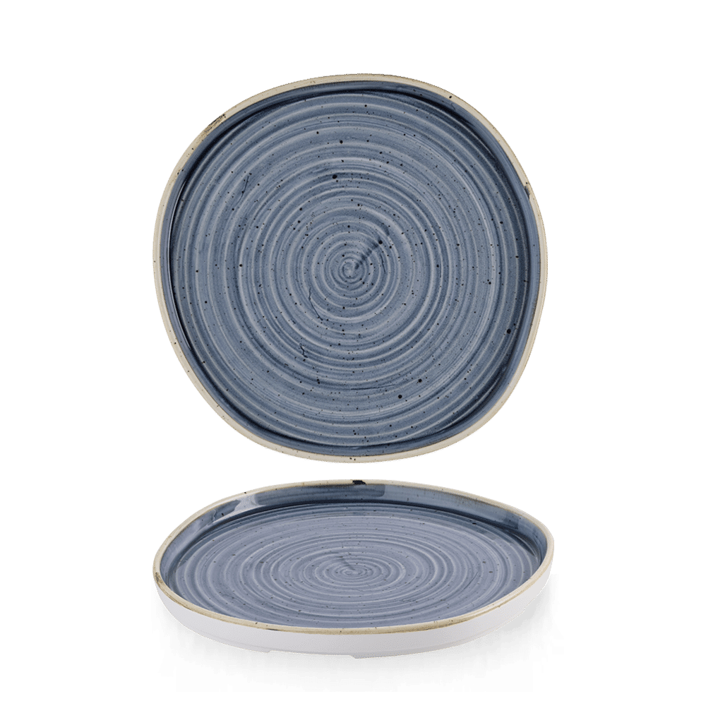 Stonecast 8-1/4" Blueberry Walled Plate