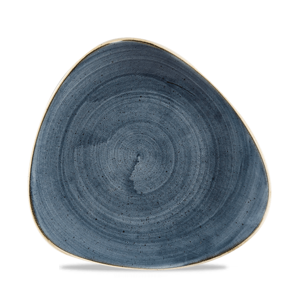Stonecast 9" Blueberry Triangle Coupe Plate