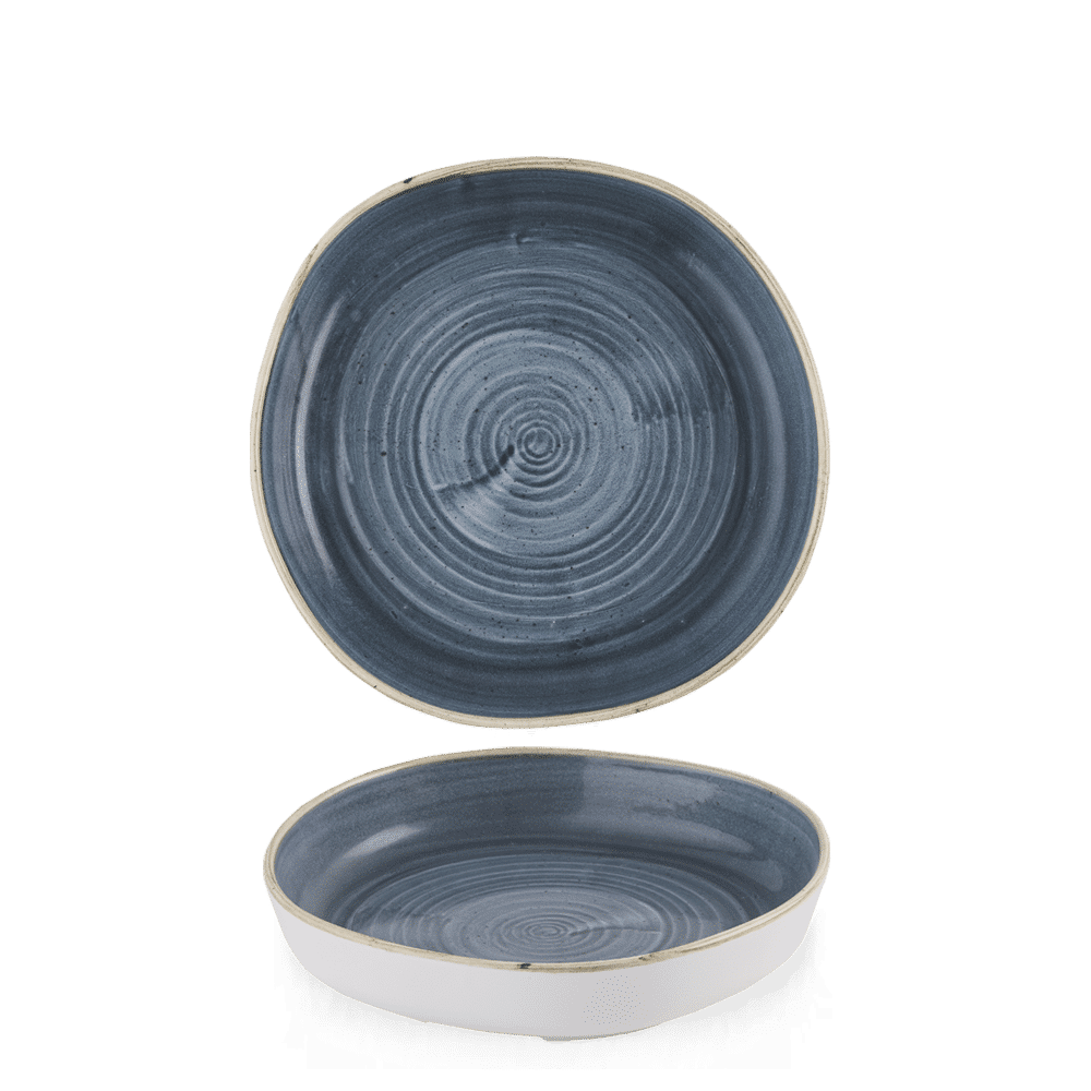 Stonecast 9 1/4" Blueberry Organic Walled Bowl