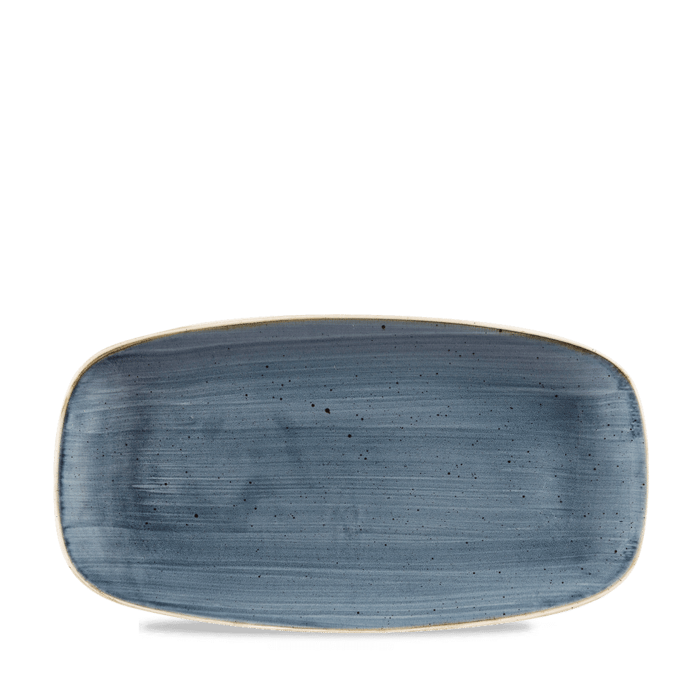 Stonecast 11 3/4" x 6" Blueberry Oblong Chef's Plate