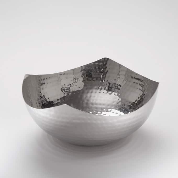 Squound™ 67 oz. Round Bowl, Hammered Finish