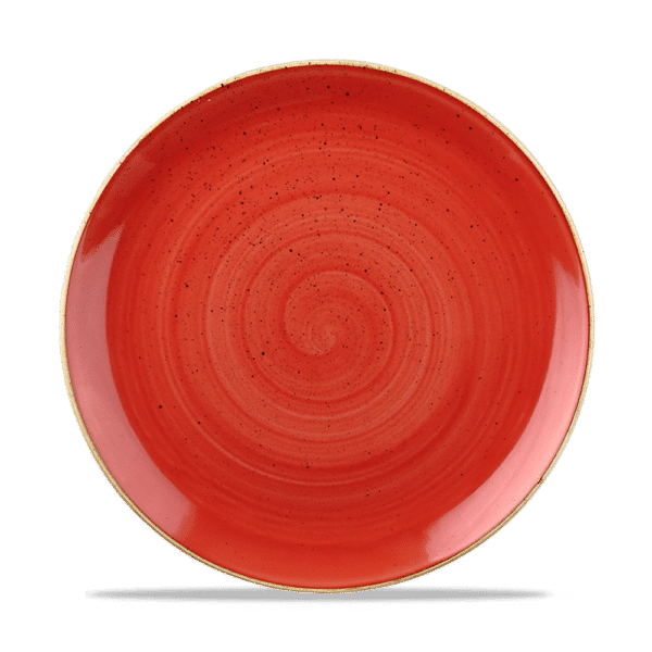 Stonecast 10 1/4" Berry Red Coupe Plate