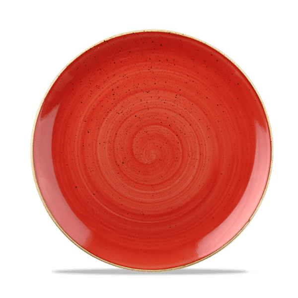Stonecast 8 2/3" Berry Red Coupe Plate