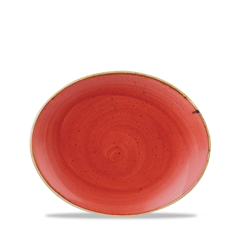 Stonecast 7-3/4" Berry Red Coupe Plate