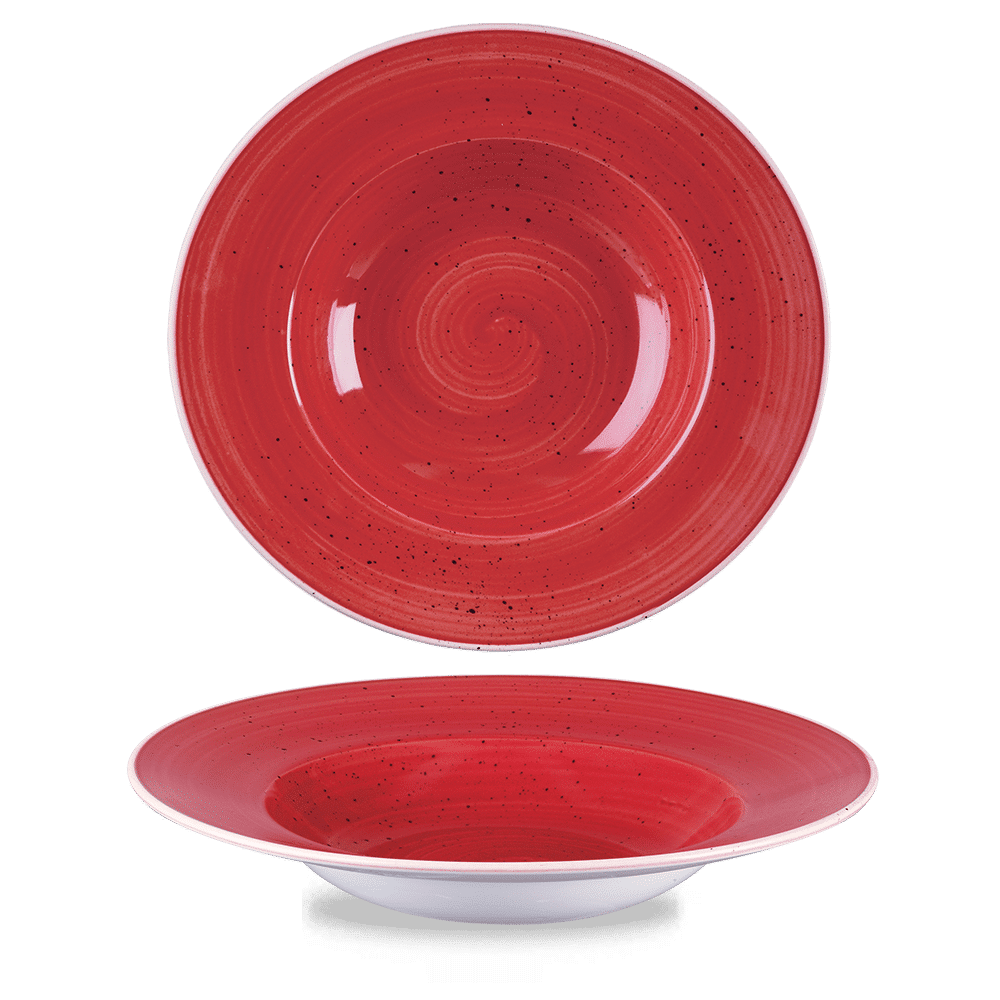 Stonecast 16-1/2 oz. Berry Red Round Bowl