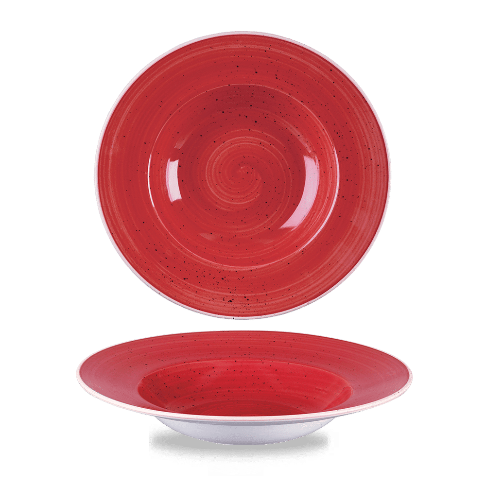 Stonecast 10 oz. Berry Red Round Bowl