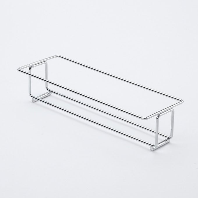 9-5/8"L Rectangular Shaker Caddy Attachment, Chrome