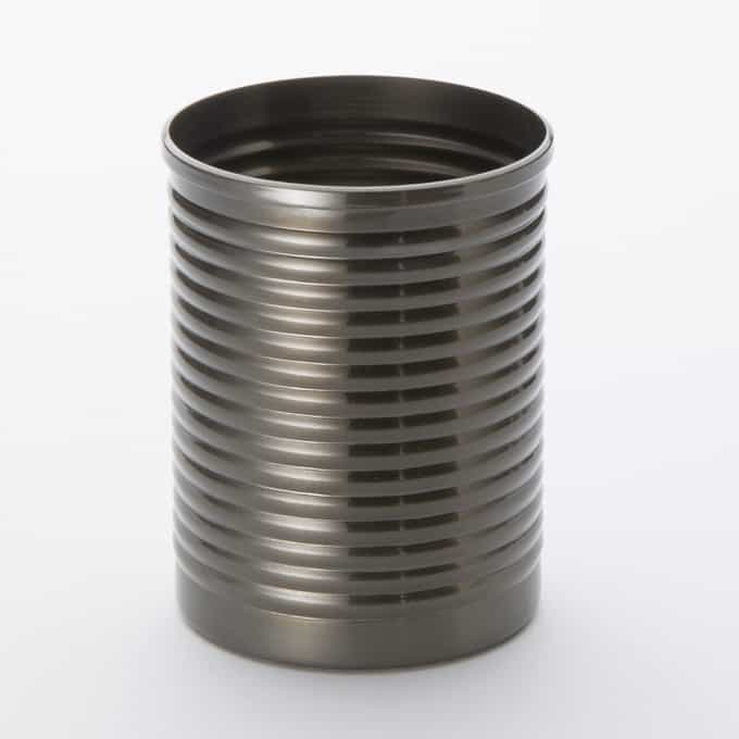 13 oz. Cylindrical Multi-Ring Fry Can, Black