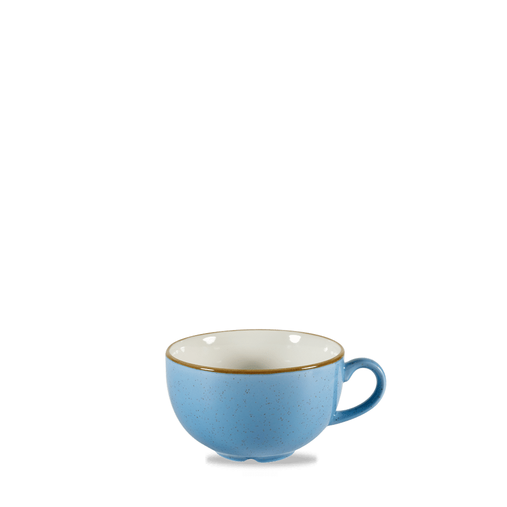Stonecast 12 oz. Cornflower Blue Cappuccino Cup