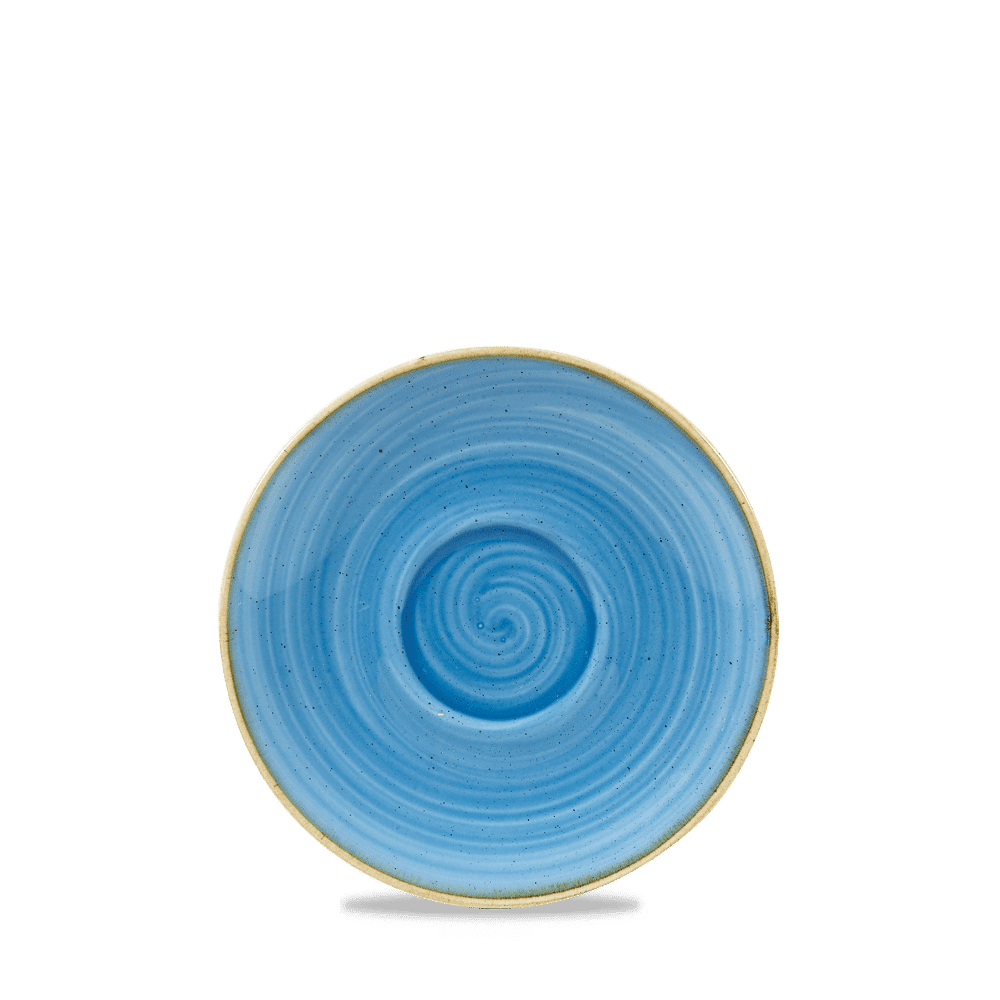 Stonecast 6 1/4" Cornflower Blue Cappuccino Saucer