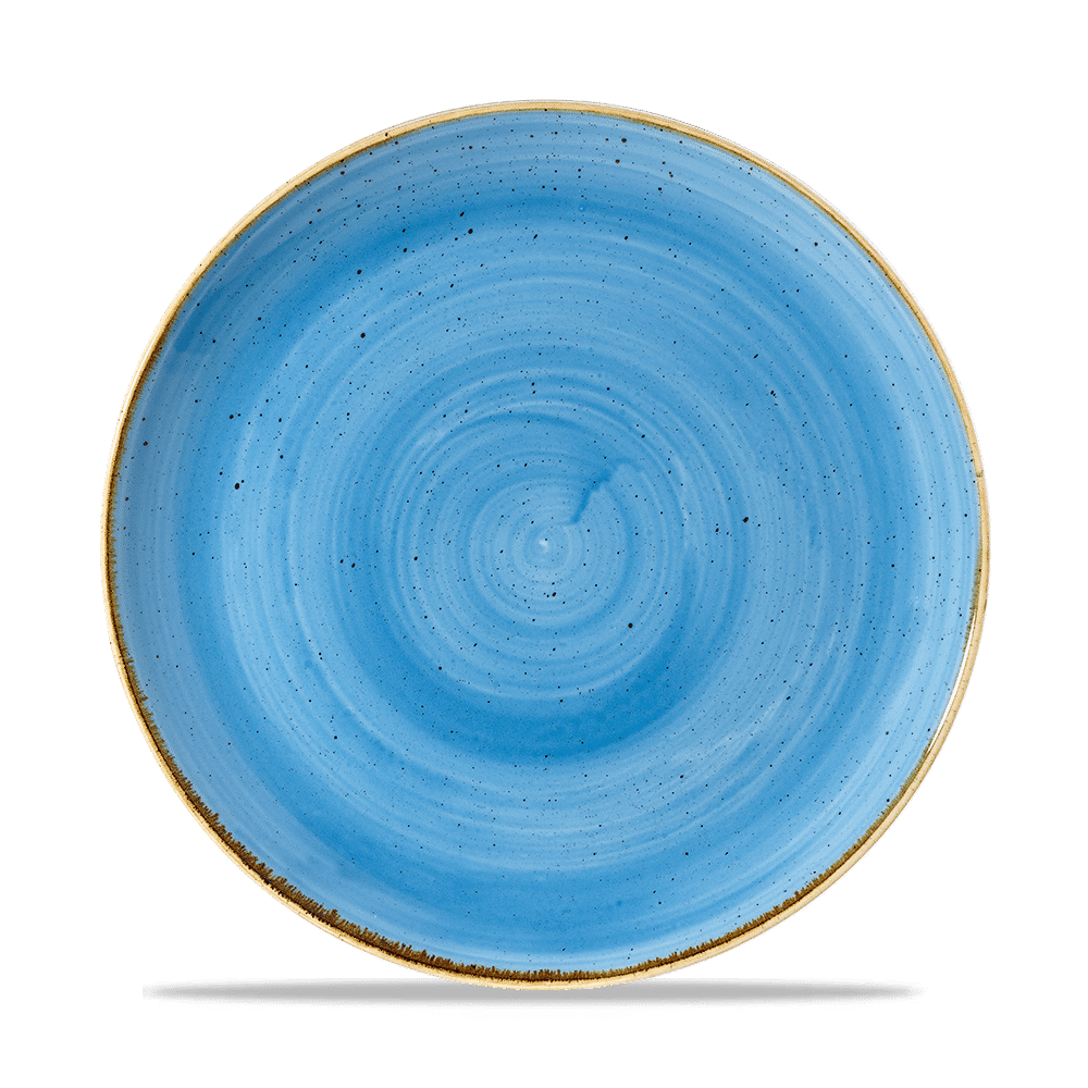 Stonecast 10 1/4" Cornflower Blue Coupe Plate