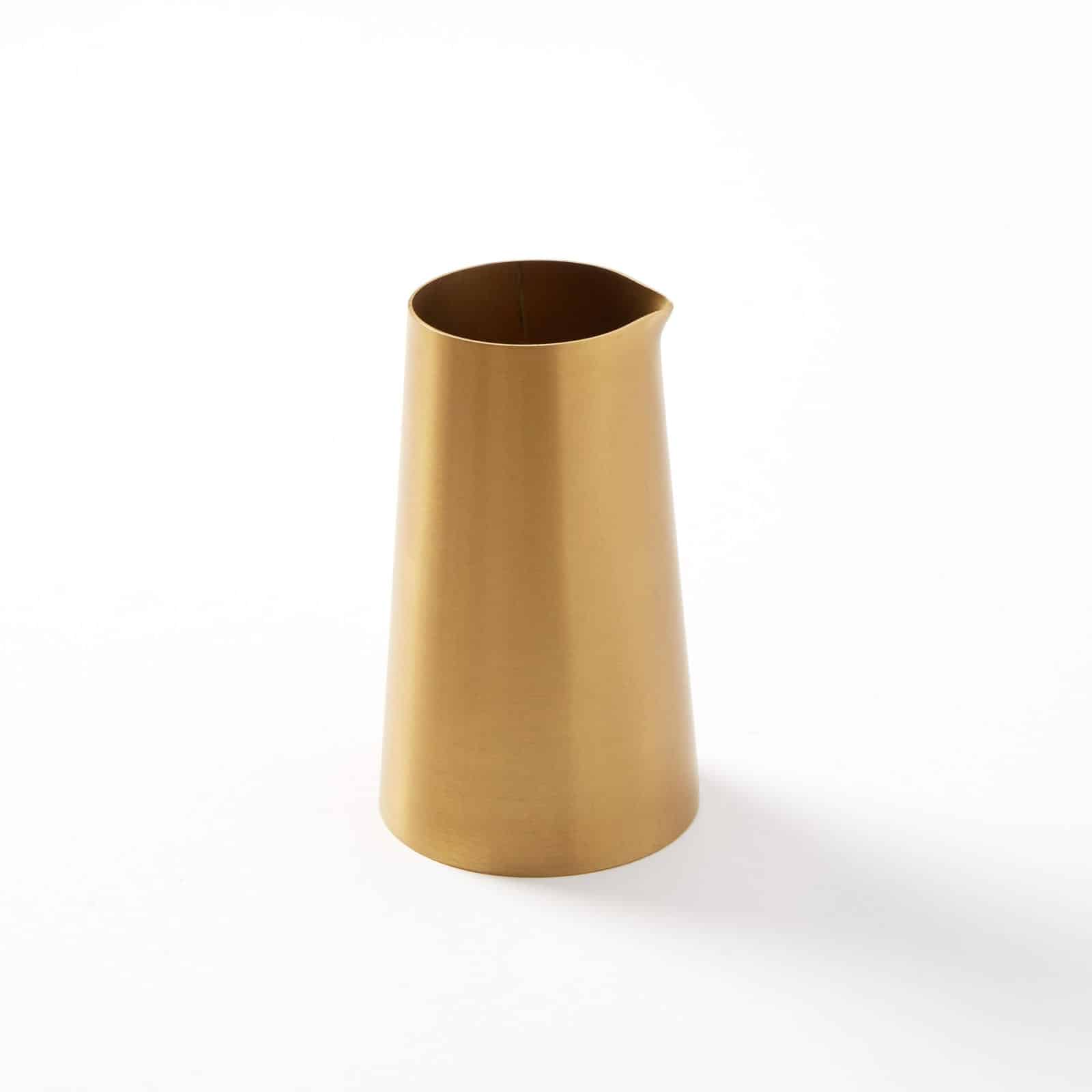 Evolution™ 4-1/2 oz. Round Stainless Steel Creamer, Satin Gold