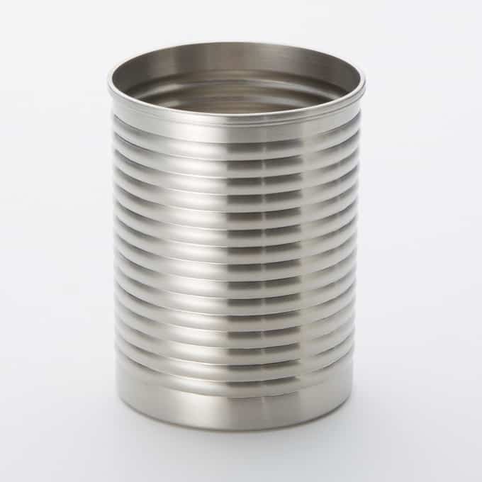 13 oz. Cylindrical Multi-Ring Fry Can, Silver